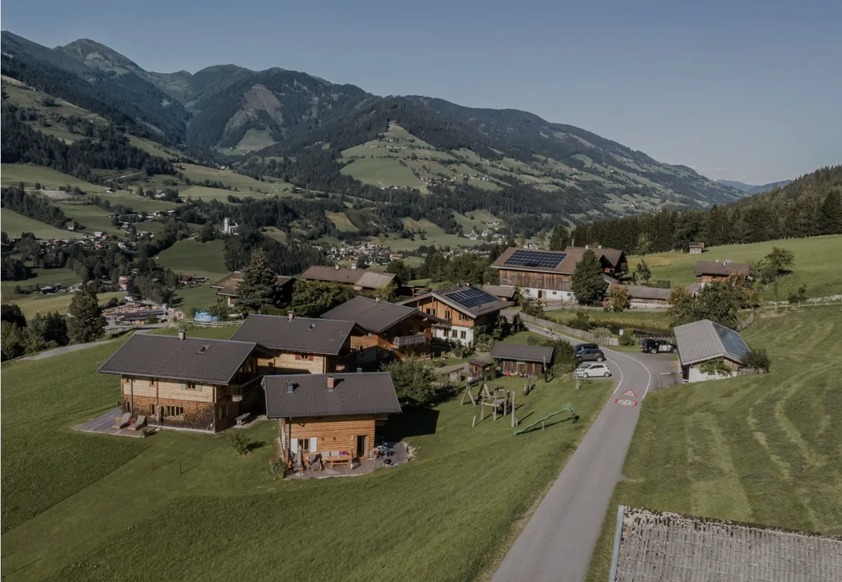 Oberreit-Areal mit Blick auf die Salzburger Bergwelt
